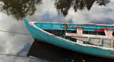 Boot am Blackwater Pier